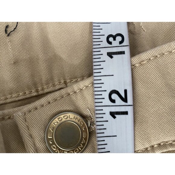 Bandolino Womens Amy Pants Modern Straight Leg Tan Tummy Slimming Comfort Sz 16 - Picture 4 of 13